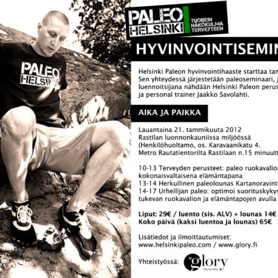 Paleoseminaari Helsingissä 21.1.2012